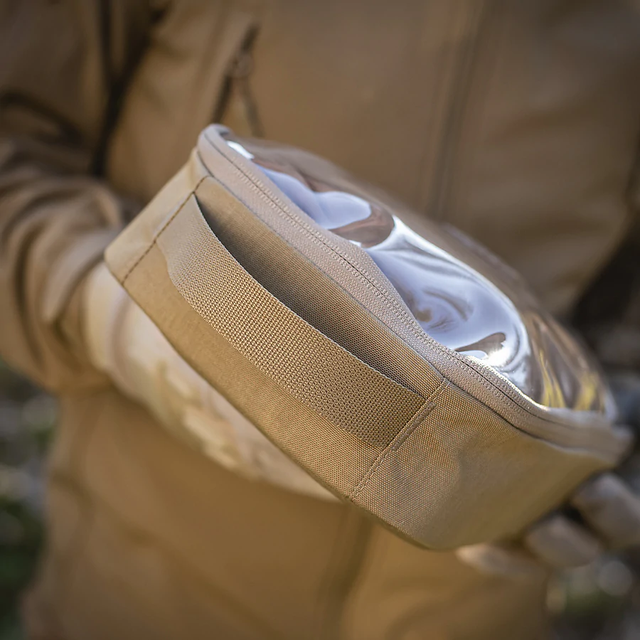 Органайзер утилітарний прозорий Elite Large Gen.II M-Tac. Койот