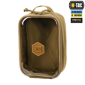 Органайзер утилитарный прозрачный Elite Small (22х14 см) M-Tac. Койот