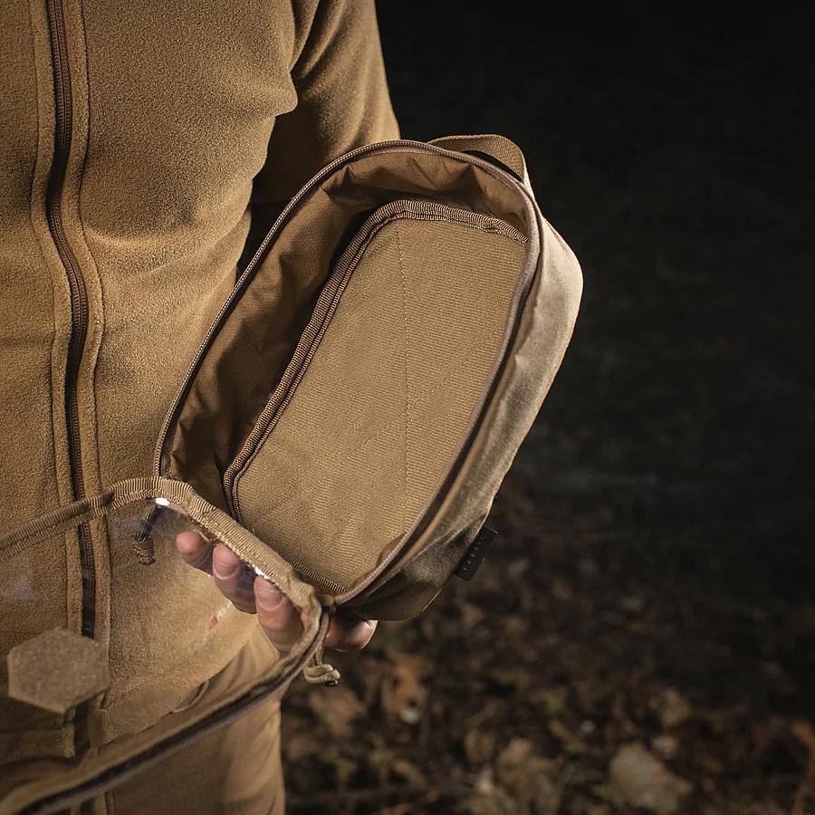 Органайзер утилітарний прозорий Elite Small (22х14 см) M-Tac. Койот