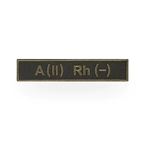 Шеврон Specprom Группа крови А(2) Rh (-) олива