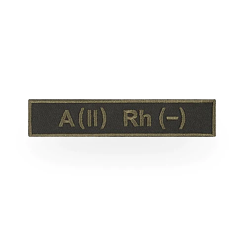 Шеврон Specprom Група крові А(2) Rh (-) олива