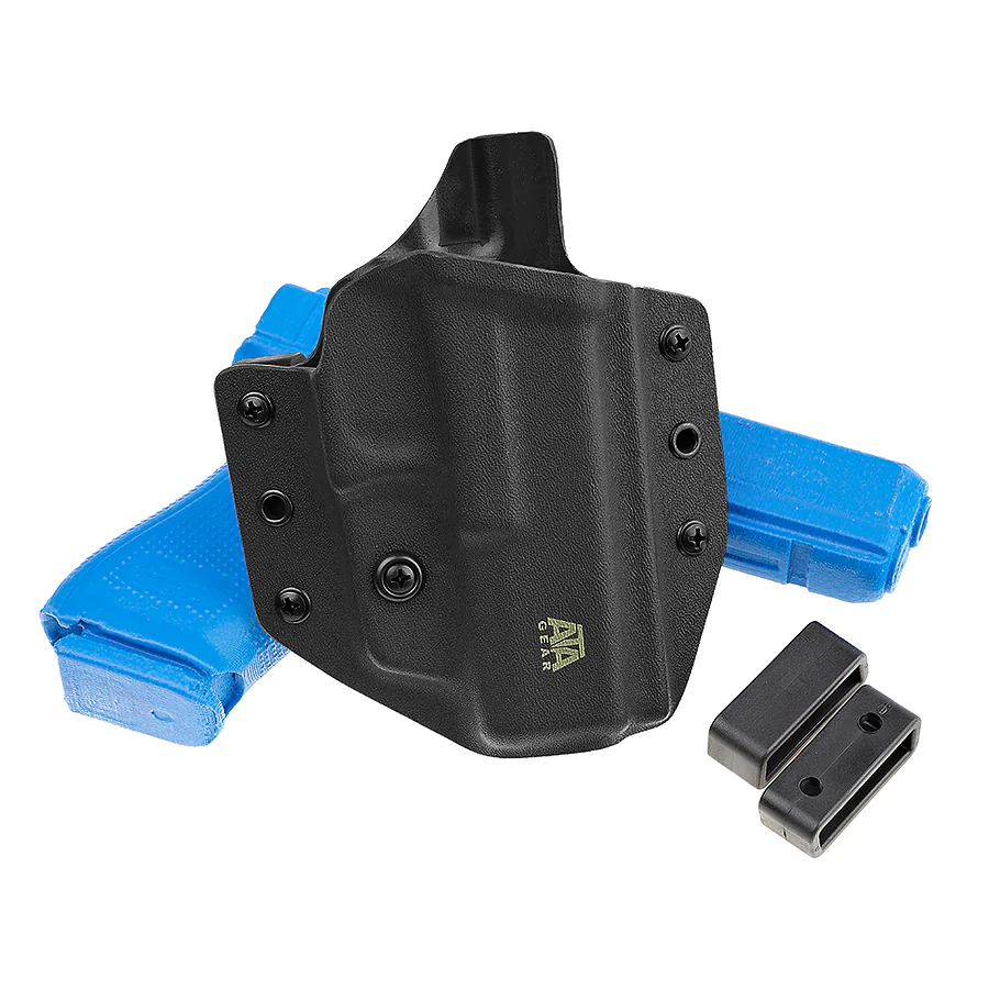 Кобура для оружия Glock - 17 / 22 / 47 для правши ATA-Gear Hit Factor ver.1. Чёрный