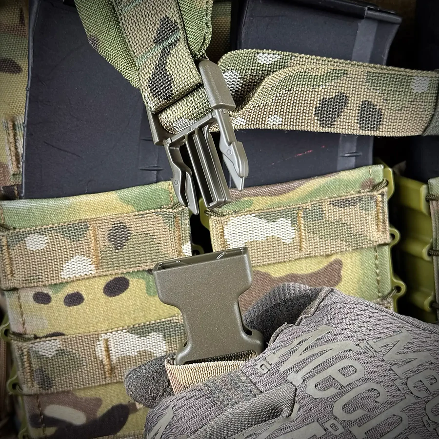 Ремень оружейный трехточечный RAGNAROK с широким наплечником KRAKEN carbine. Мультикам