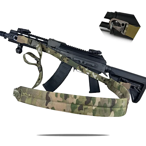 Ремень оружейный трехточечный RAGNAROK с широким наплечником KRAKEN carbine. Мультикам
