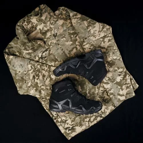 Тактичні черевики Lowa Zephyr MK2 Gore-Tex® MID TF. Чорний
