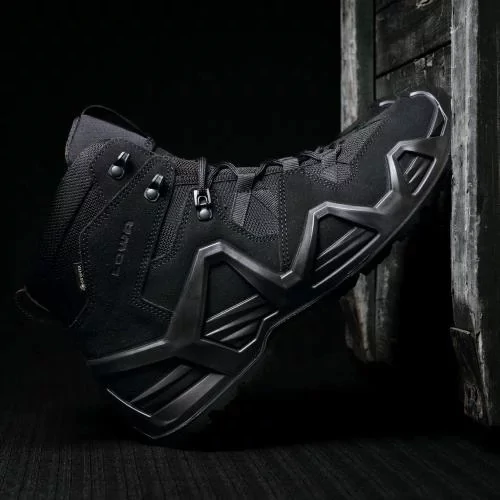 Тактичні черевики Lowa Zephyr MK2 Gore-Tex® MID TF. Чорний