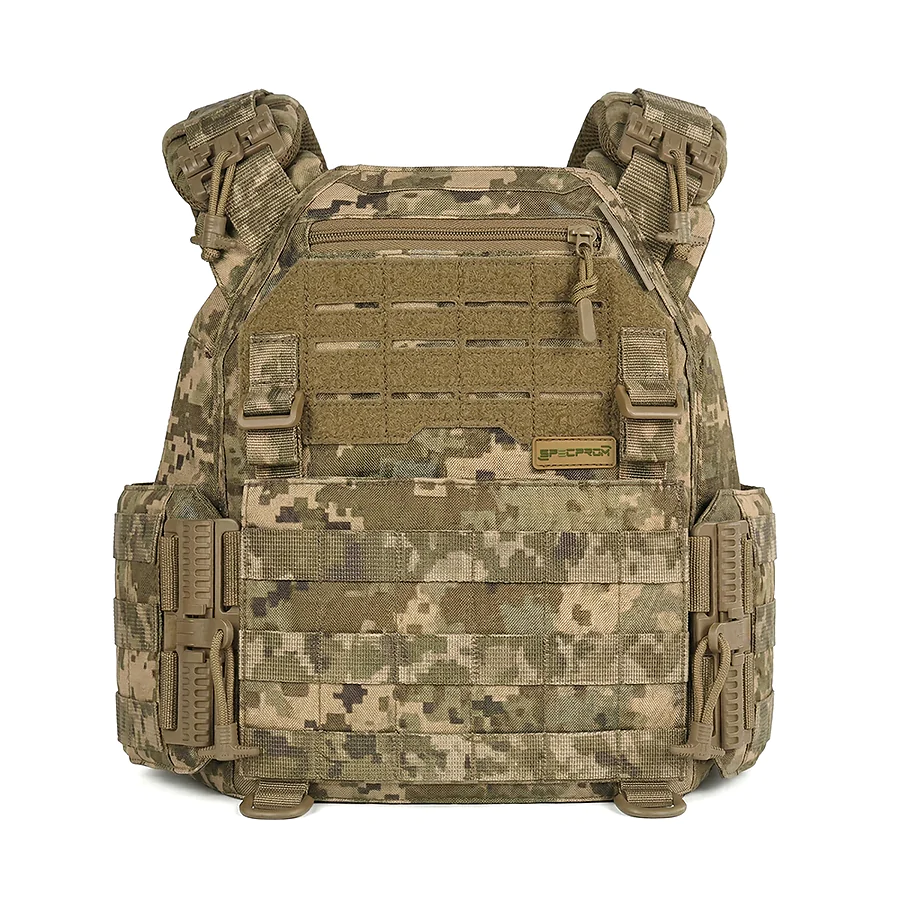 Плитоноска женская Warmor gen.3 FL SPECPROM (for Ladies). Без подсумков. С быстрым боковым и верхним сбросом (без плит). Пиксель