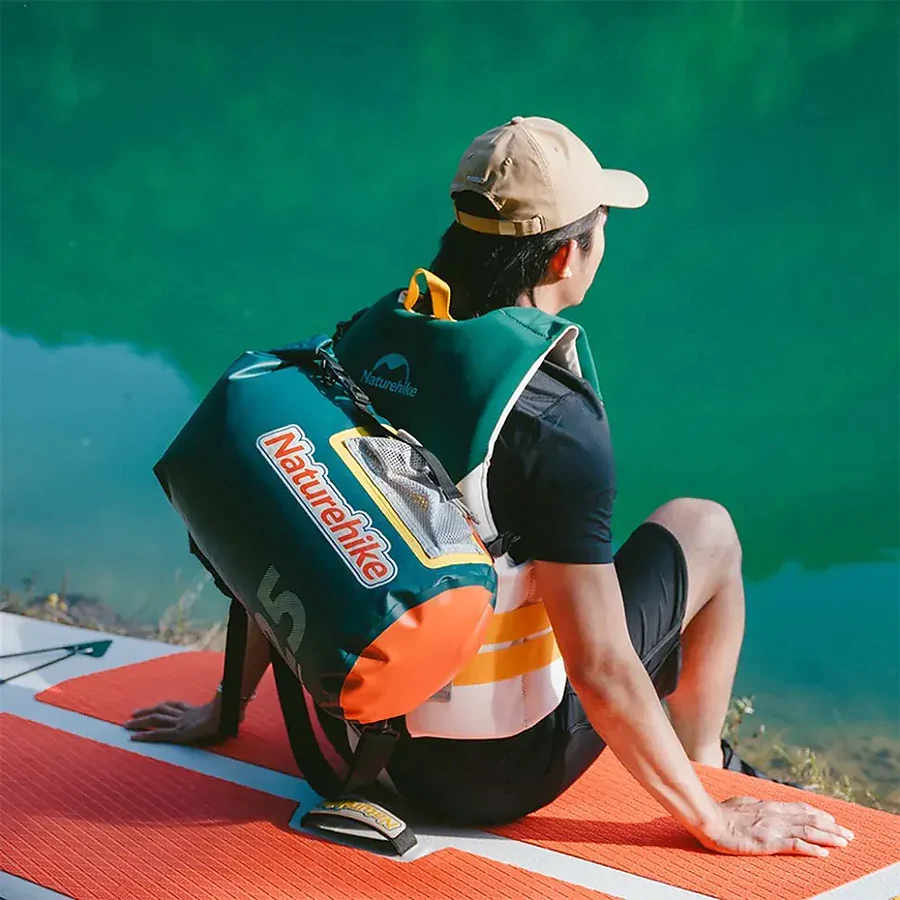 Водонепроницаемый чехол Naturehike CNK2300BS017, 15л. Темно-зеленый
