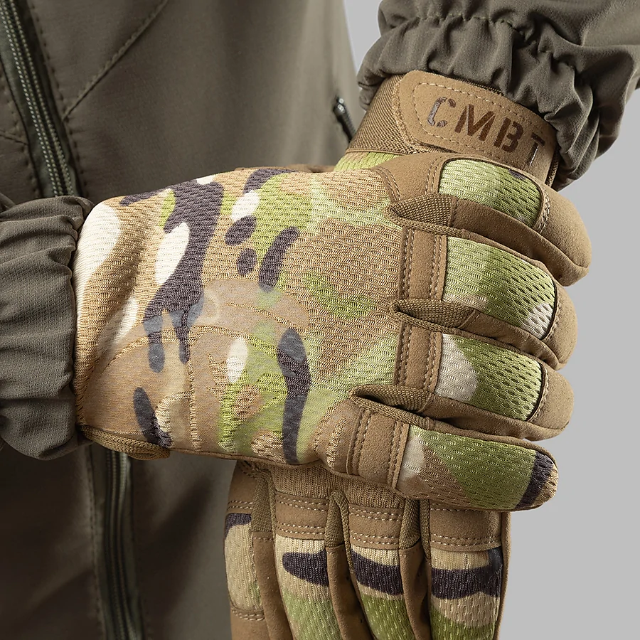 Рукавички тактичні Combatant A9. Мультикам