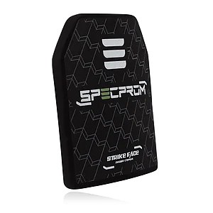 Поліетиленова бронеплита SPECPROM 3-го класу. Вага 1,7 кг. Розмір 26 на 33 см. Чорна