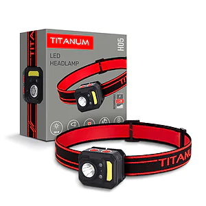 Налобний світлодіодний ліхтар TITANUM 250Lm 6500K
