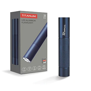 Портативный светодиодный фонарик TITANUM 300Lm 5000K Blue