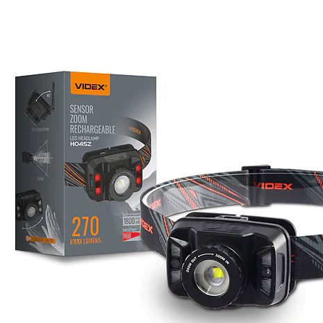 Налобний світлодіодний ліхтар VIDEX 270Lm 5000K