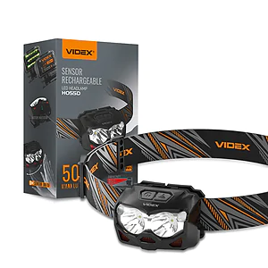 Налобний світлодіодний ліхтар VIDEX 500Lm 5000K