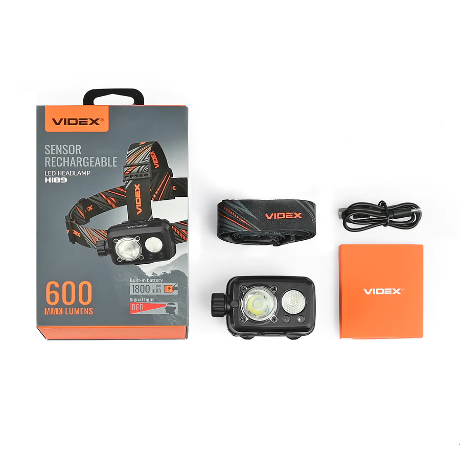Налобный светодиодный фонарь VIDEX 600Lm 5000K