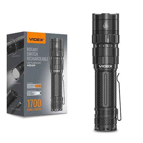 Портативний світлодіодний ліхтарик VIDEX 1700Lm 6500K