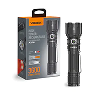Портативний світлодіодний ліхтарик VIDEX 3600Lm 5000K