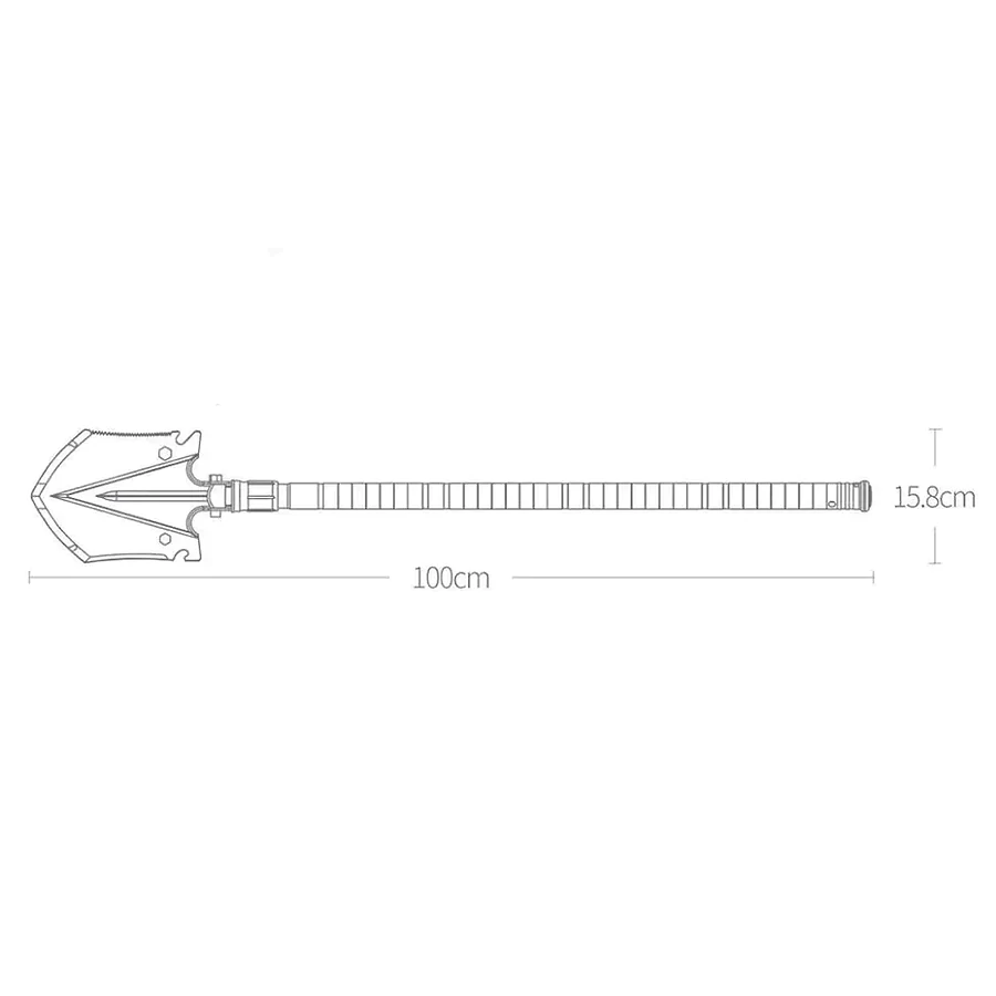 Лопата багатофункціональна NexTool Folding Shovel Regular