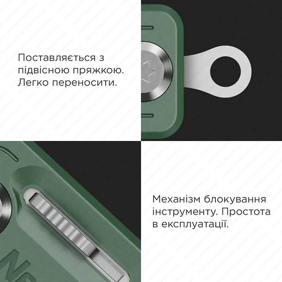 Мультитул NexTool Multi Functional Knife, зеленый