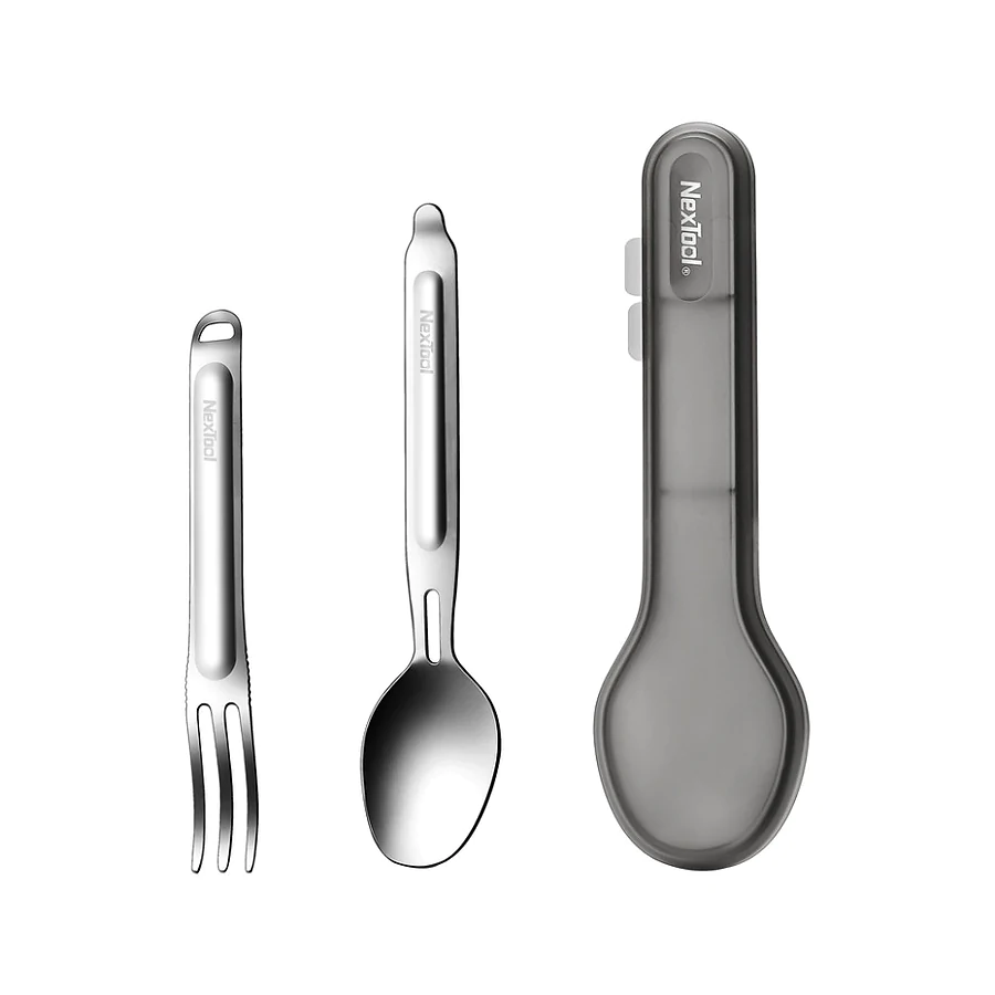 Набор столовых приборов NexTool Portable Stainless Steel Tableware из нержавеющей стали