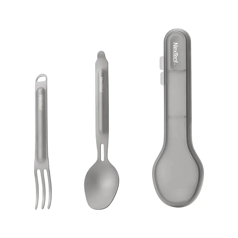 Набор столовых приборов NexTool Titanium Tableware Set из титана