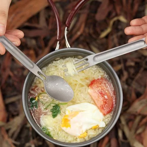 Набор столовых приборов NexTool Titanium Tableware Set из титана
