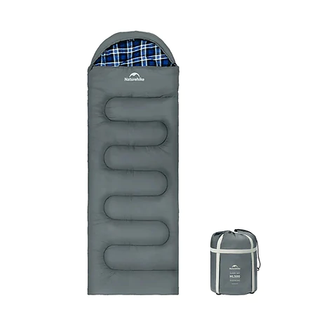 Спальний мішок з капюшоном Naturehike Clear Sky CNK2450WS042. Сірий