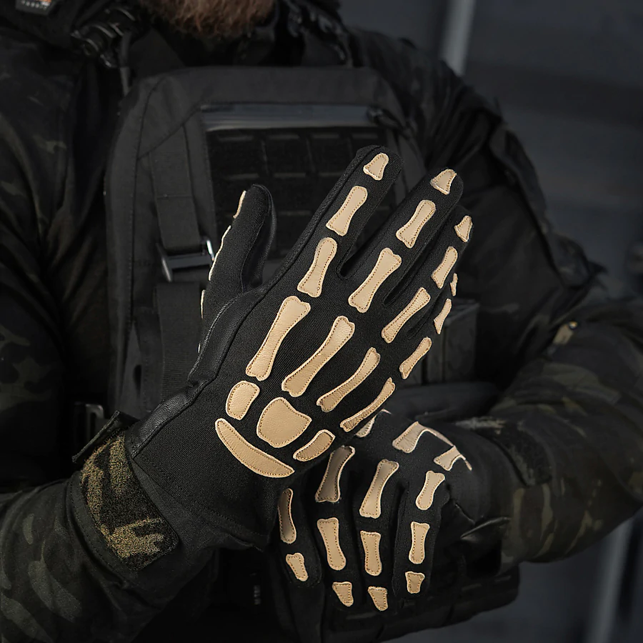 Перчатки M-Tac Skeleton Nomex Черный/Койот
