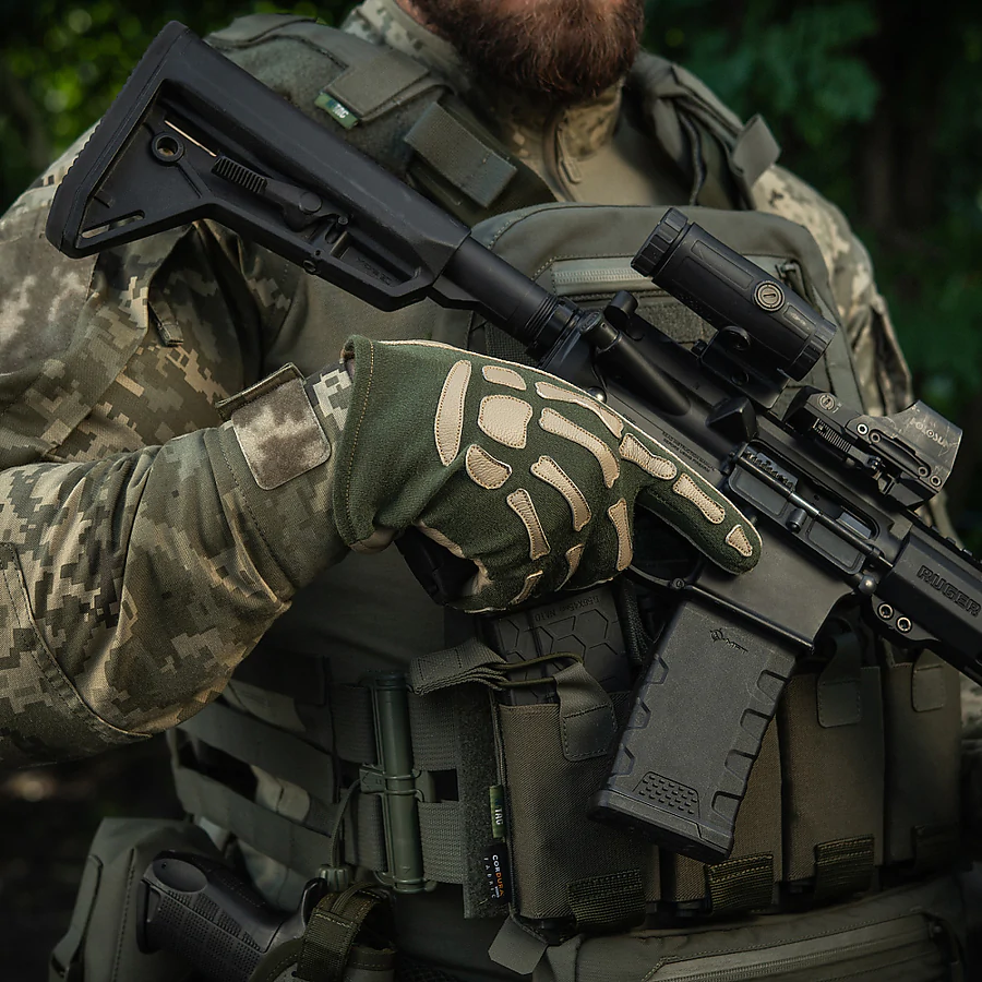 Перчатки M-Tac Skeleton Nomex Олива/Койот