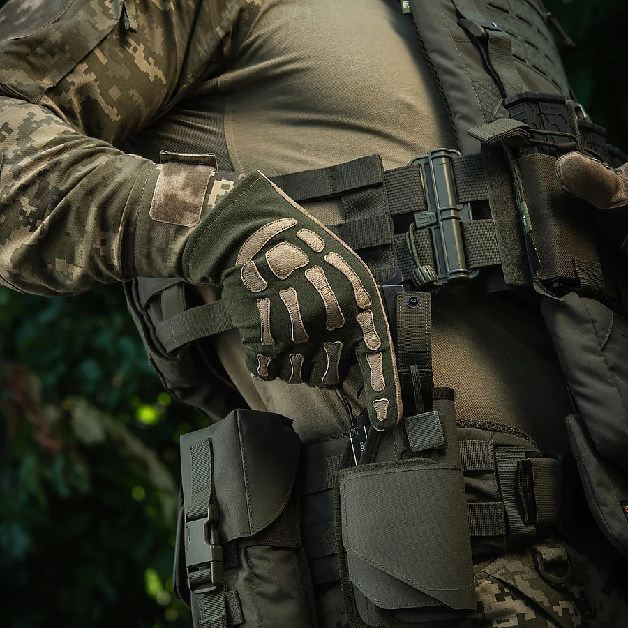 Перчатки M-Tac Skeleton Nomex Олива/Койот
