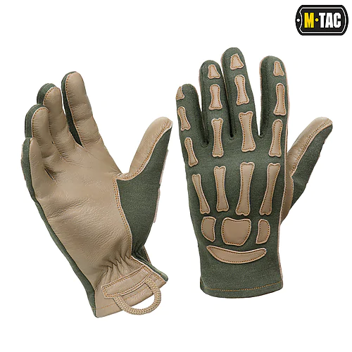 Перчатки M-Tac Skeleton Nomex Олива/Койот