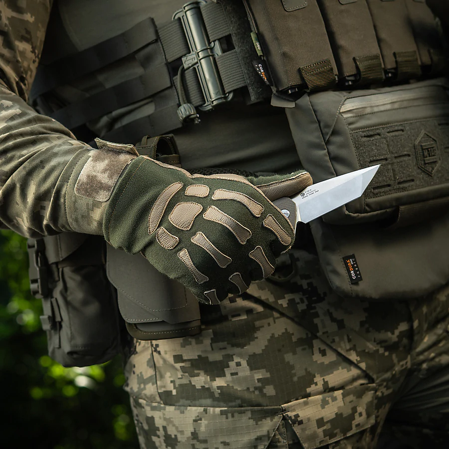 Перчатки M-Tac Skeleton Nomex Олива/Койот