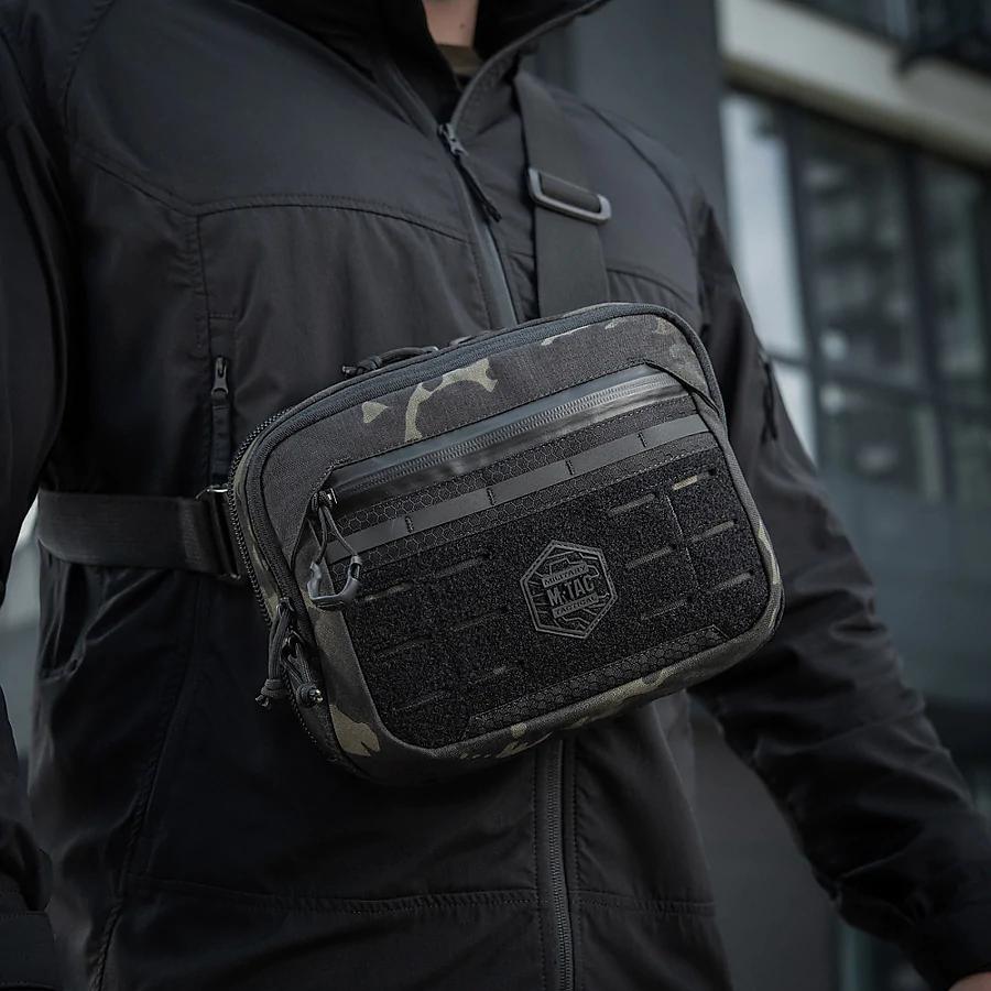 Сумка через плече M-Tac EDC Bag Elite. Мультикам чорний