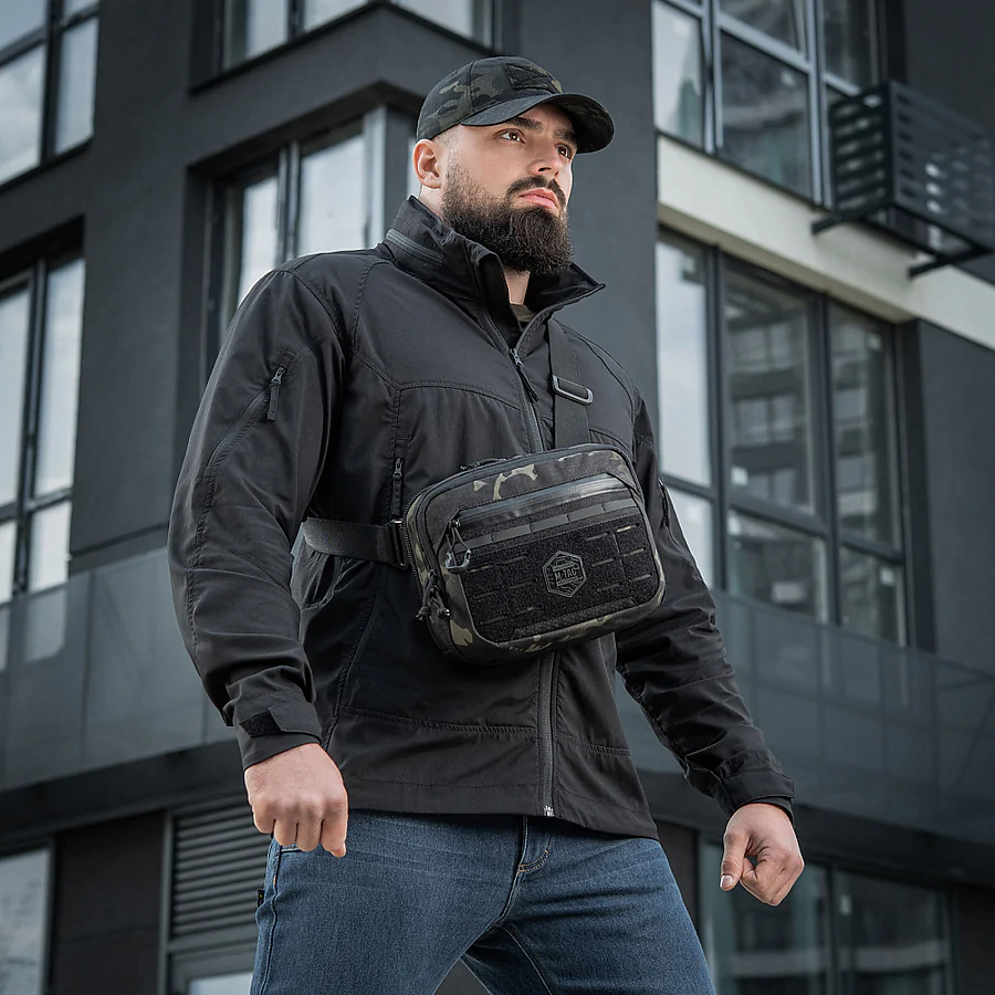 Сумка через плече M-Tac EDC Bag Elite. Мультикам чорний