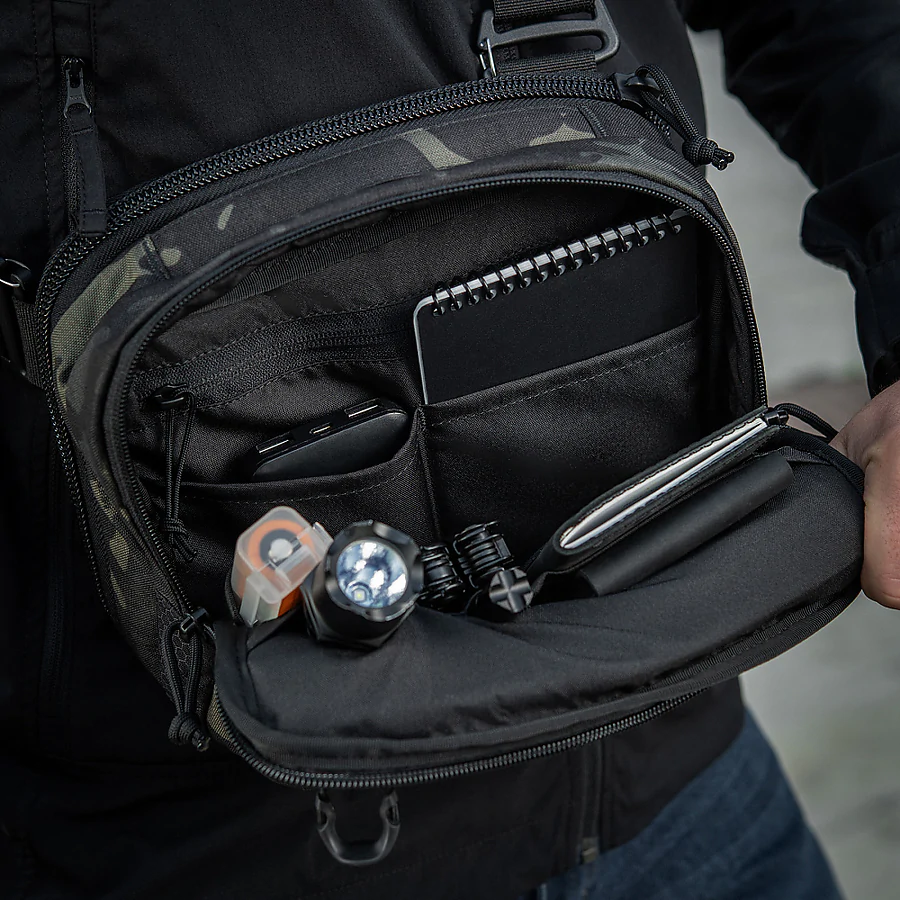 Сумка через плече M-Tac EDC Bag Elite. Мультикам чорний