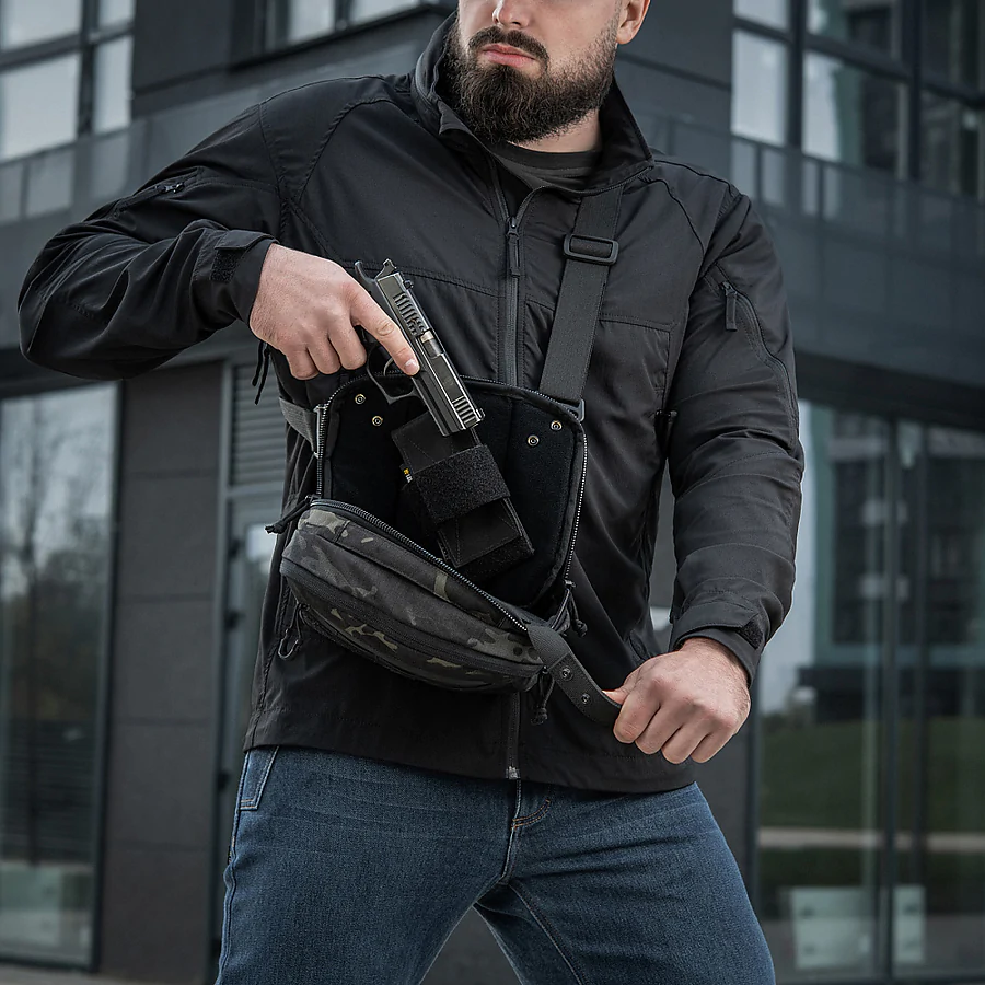 Сумка через плече M-Tac EDC Bag Elite. Мультикам чорний