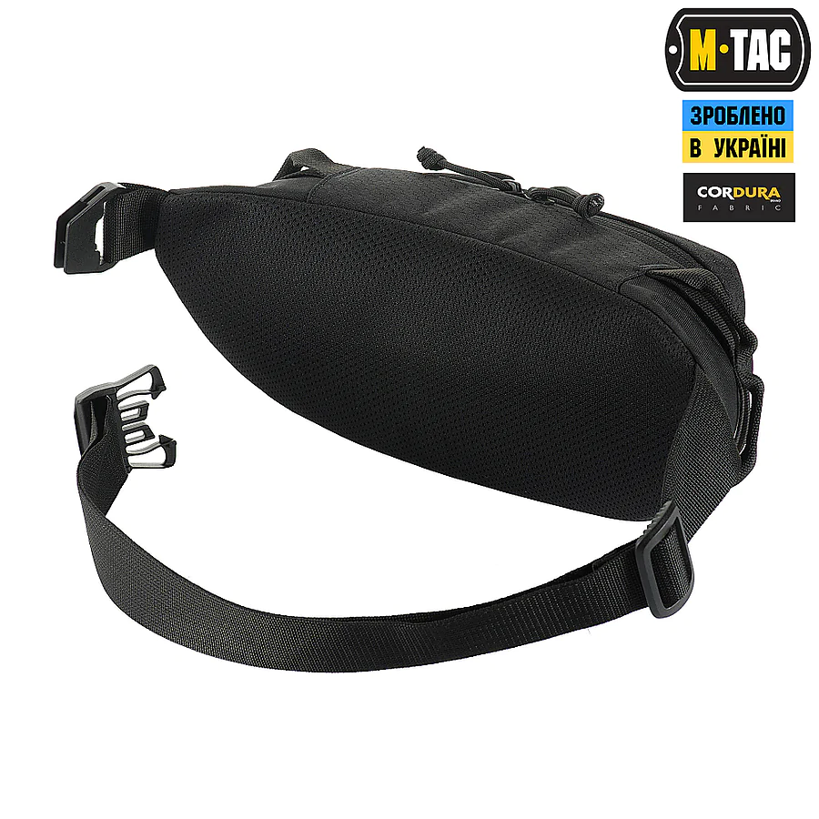 Сумка на пояс M-TAC  Waist Bag Elite Hex. Чорний