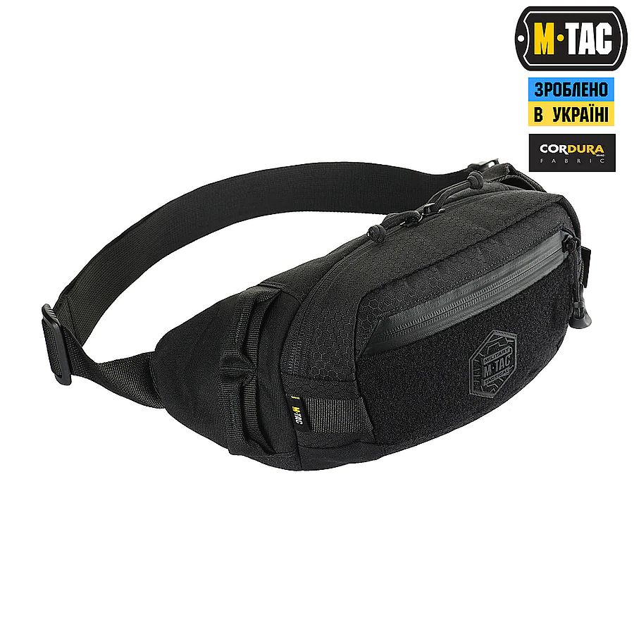 Сумка на пояс M-TAC  Waist Bag Elite Hex. Чорний