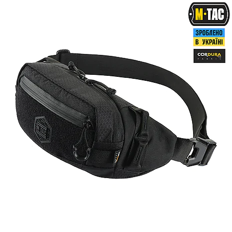 Сумка на пояс M-TAC  Waist Bag Elite Hex. Чорний