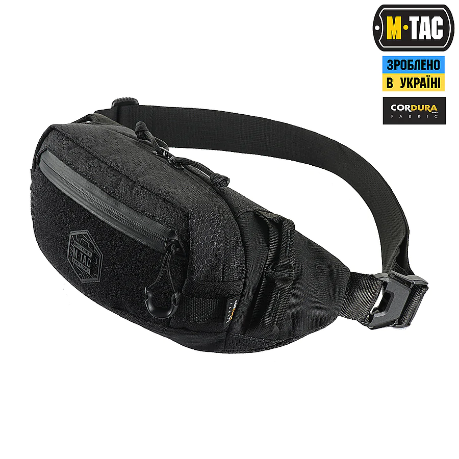 Сумка на пояс M-TAC  Waist Bag Elite Hex. Чорний