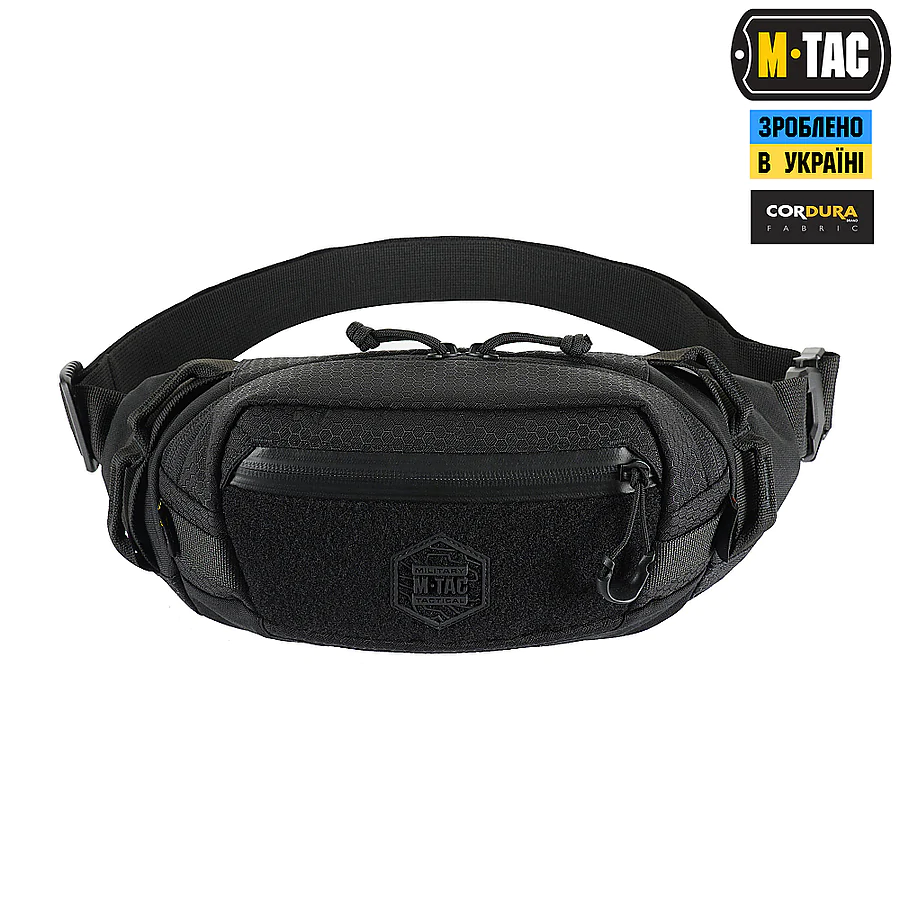 Сумка на пояс M-TAC  Waist Bag Elite Hex. Чорний