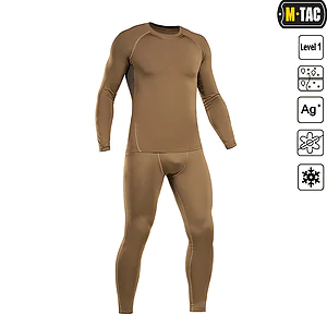 Термобілизна M-Tac ThermoLine Coyote Brown