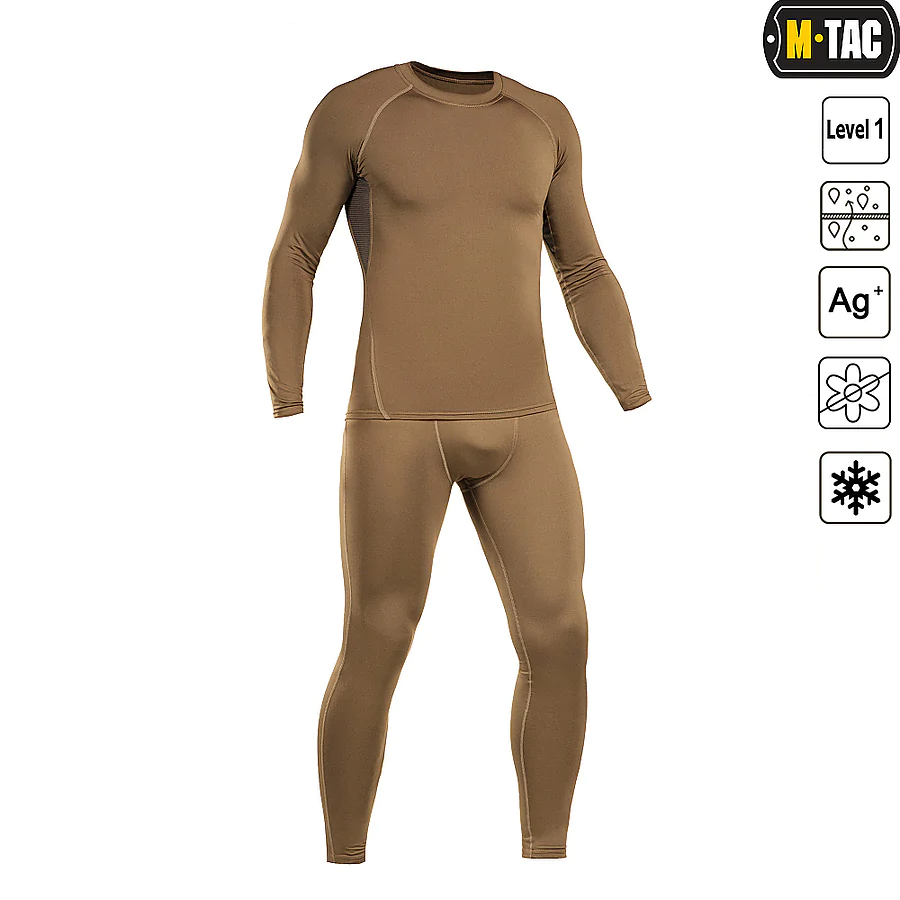 Термобілизна M-Tac ThermoLine Coyote Brown