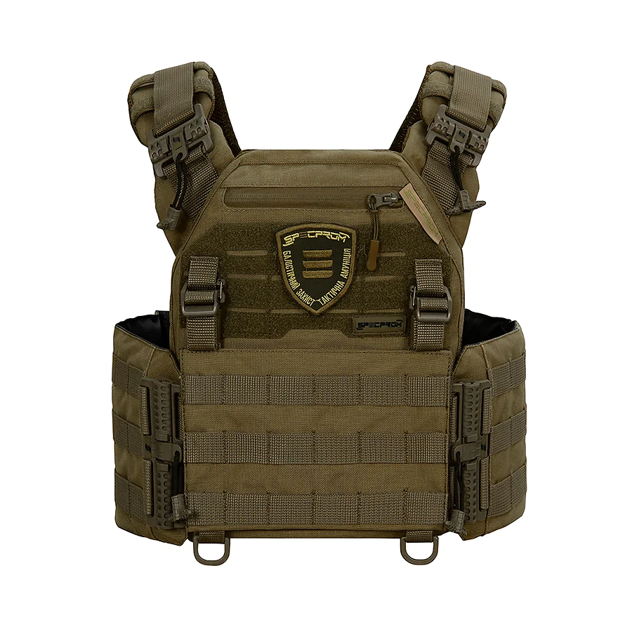 Бронежилет 4 класса Warmor gen. 3 Max. Олива. Вес 8,5 кг.