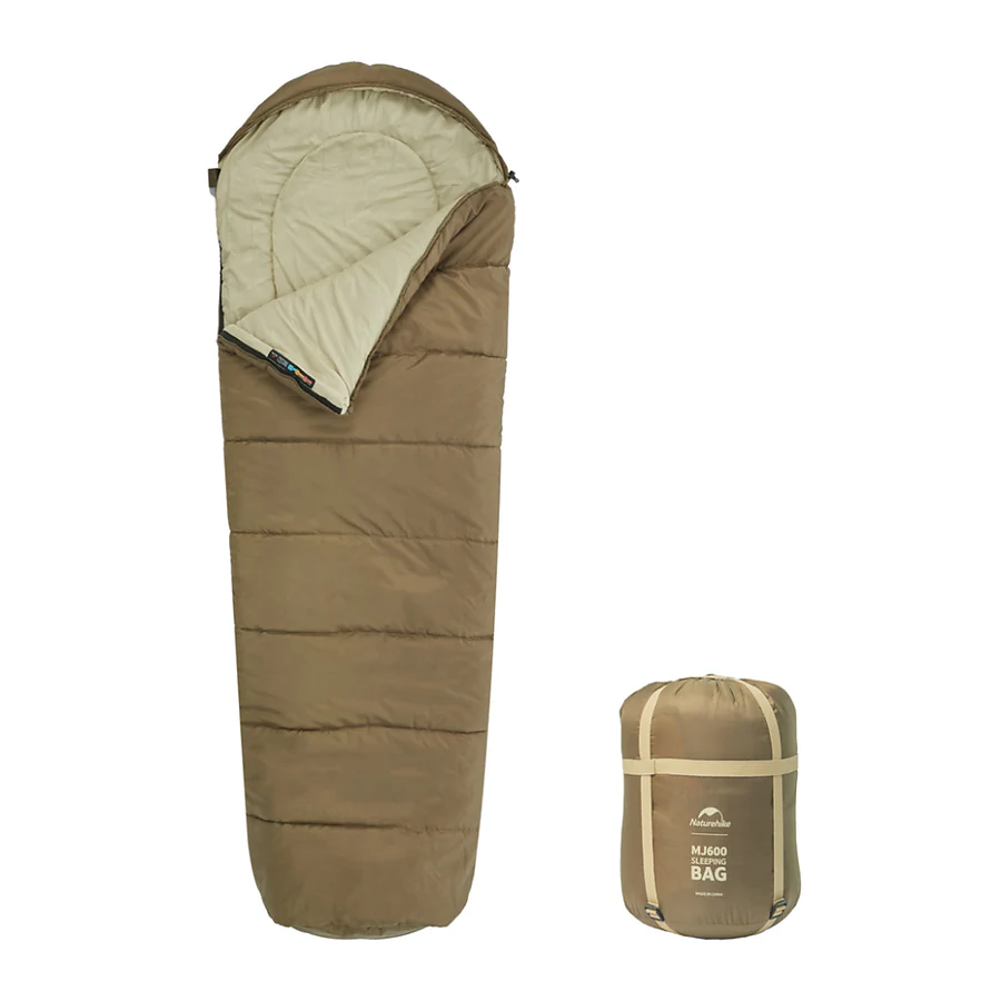 Спальний мішок Naturehike MJ 600 CNK2300SD014. Коричневий