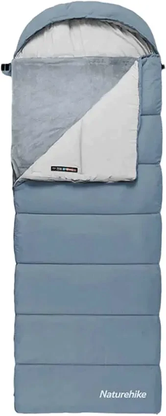Спальный мешок с подогревом Naturehike BE400 CNK2300SD021 правый. Серый