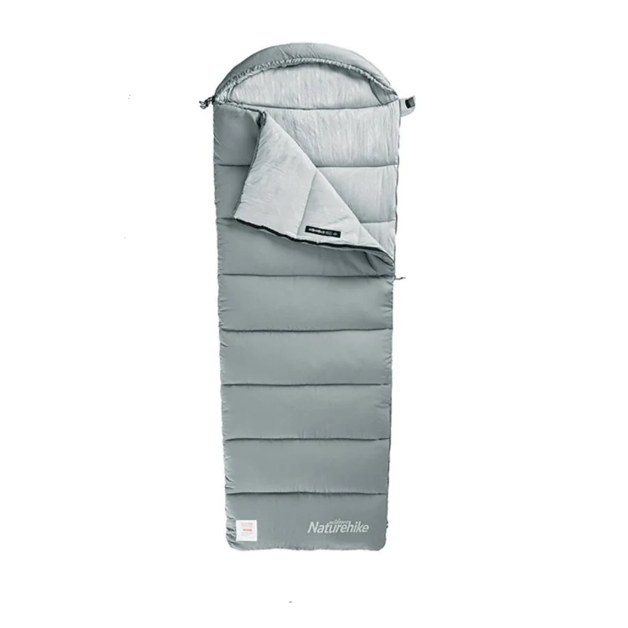 Спальный мешок с мешком для хранения Naturehike M400 CNK2350WS023 правый, Серый