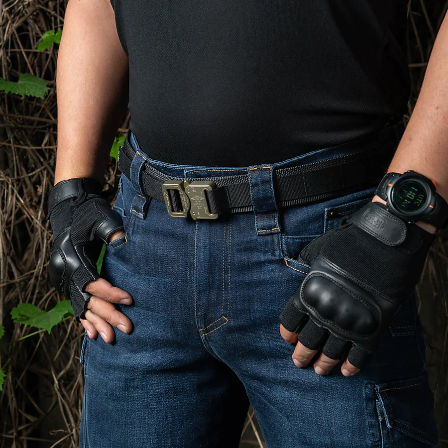 Тактичний ремінь Cobra Buckle Tactical Belt M-Tac. Розмір XS/S. Чорний