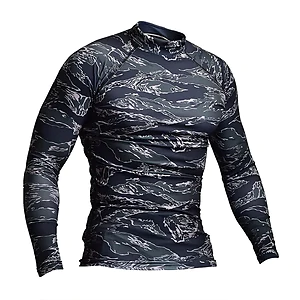 Мужской рашгард SPECPROM Black Tiger Stripes Camo