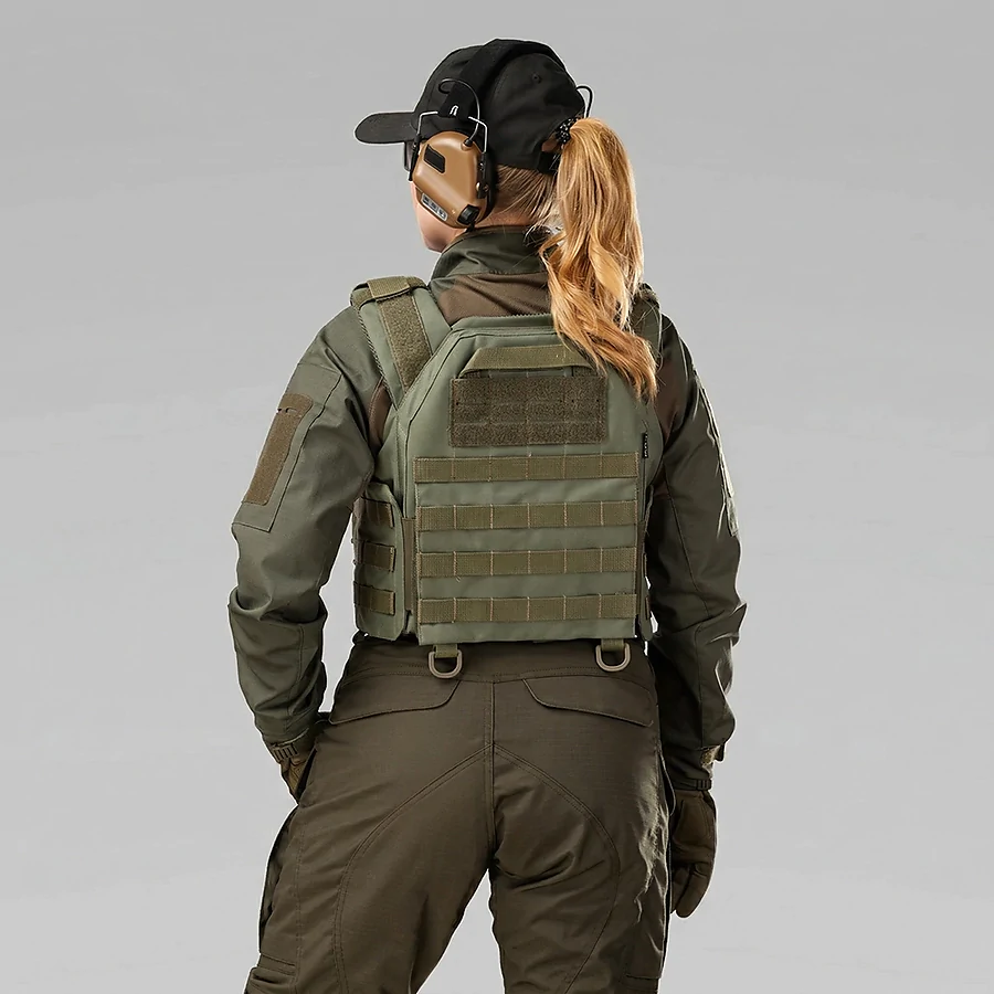 Плитоноска женская Warmor gen.3 FL SPECPROM (for Ladies). Без подсумков. С быстрым боковым и верхним сбросом (без плит). Олива